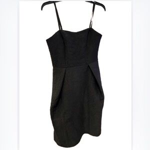 Lord & Taylor Elegant Black Strapless Dress